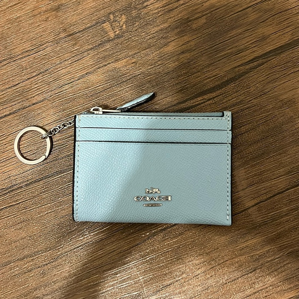 Coach keychain card holder